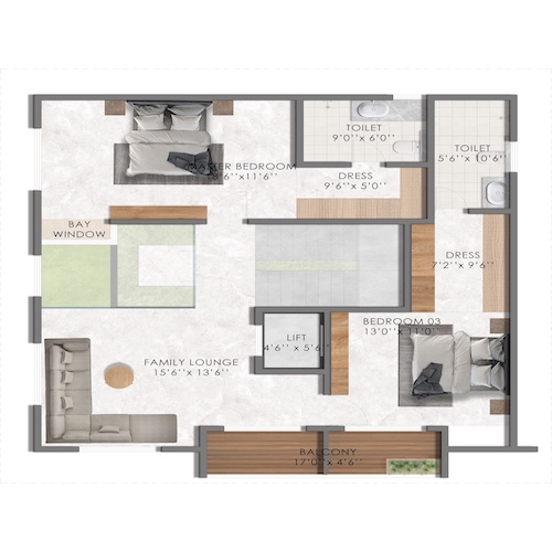 40x40 East - First Floor