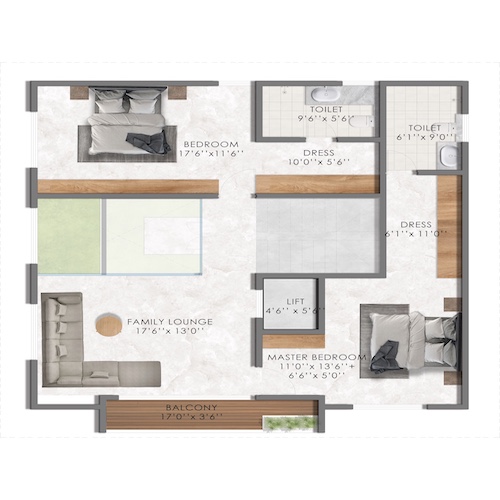 40x40 West - First Floor